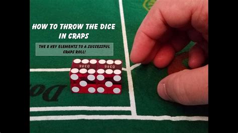 how to roll dice in craps
